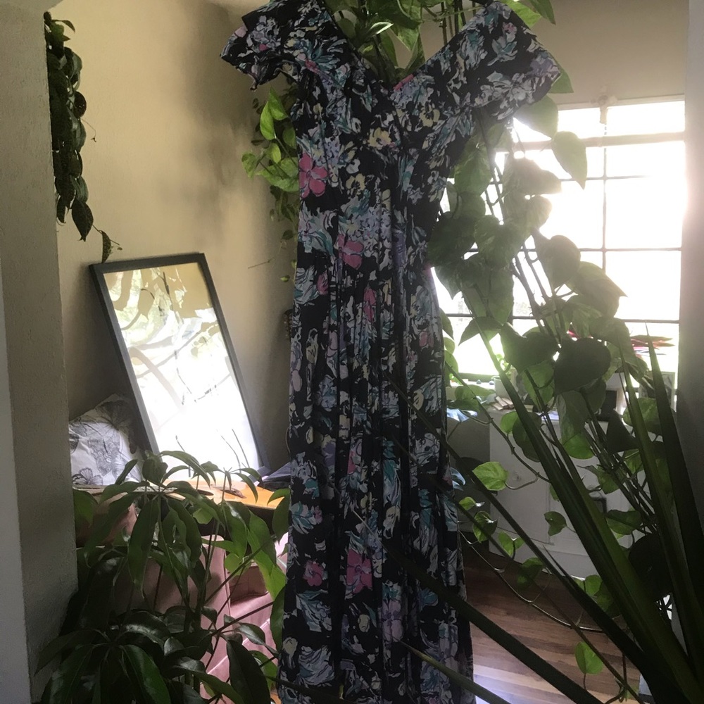 Vintage Laura Ashley Prairie Dress XS